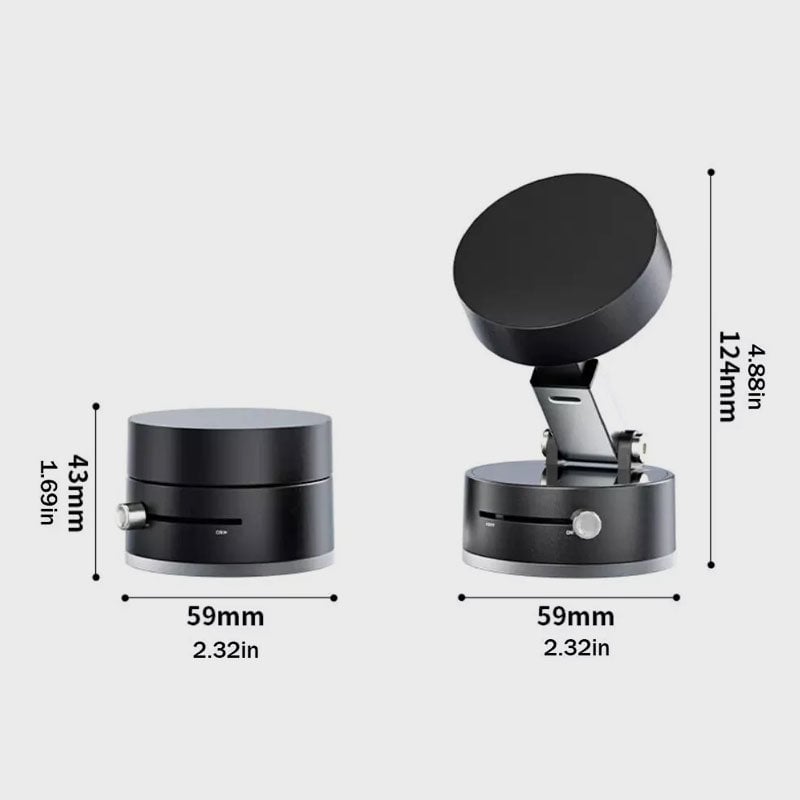 Support magnétique pour téléphone à ventouse