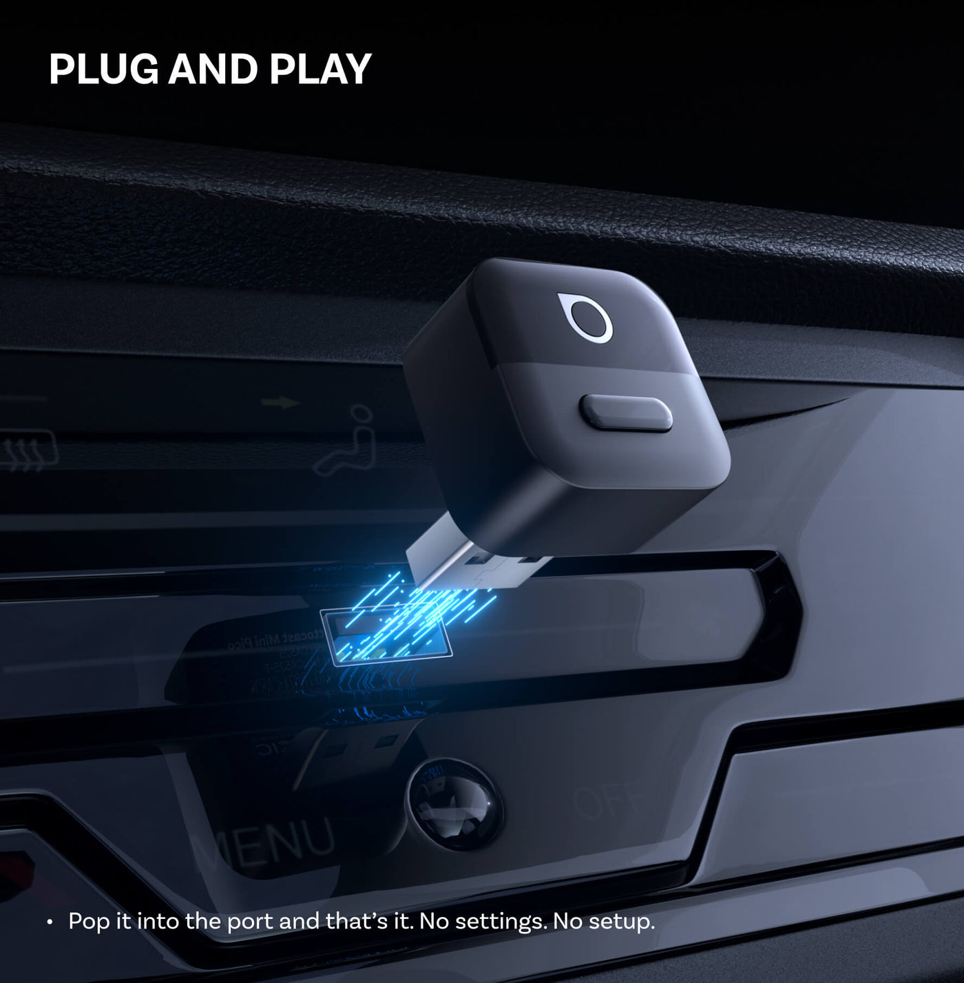 Adaptateur automatique sans fil CarPlay/Android Ottocast Mini Pico