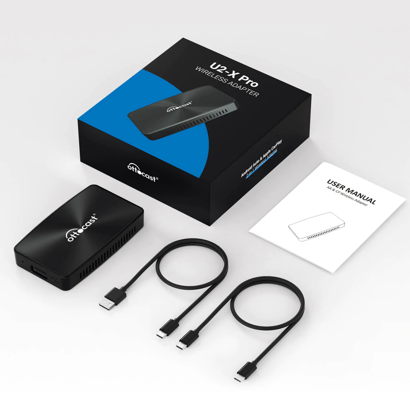 U2-X Pro Adaptateur Android Auto/CarPlay 2 en 1