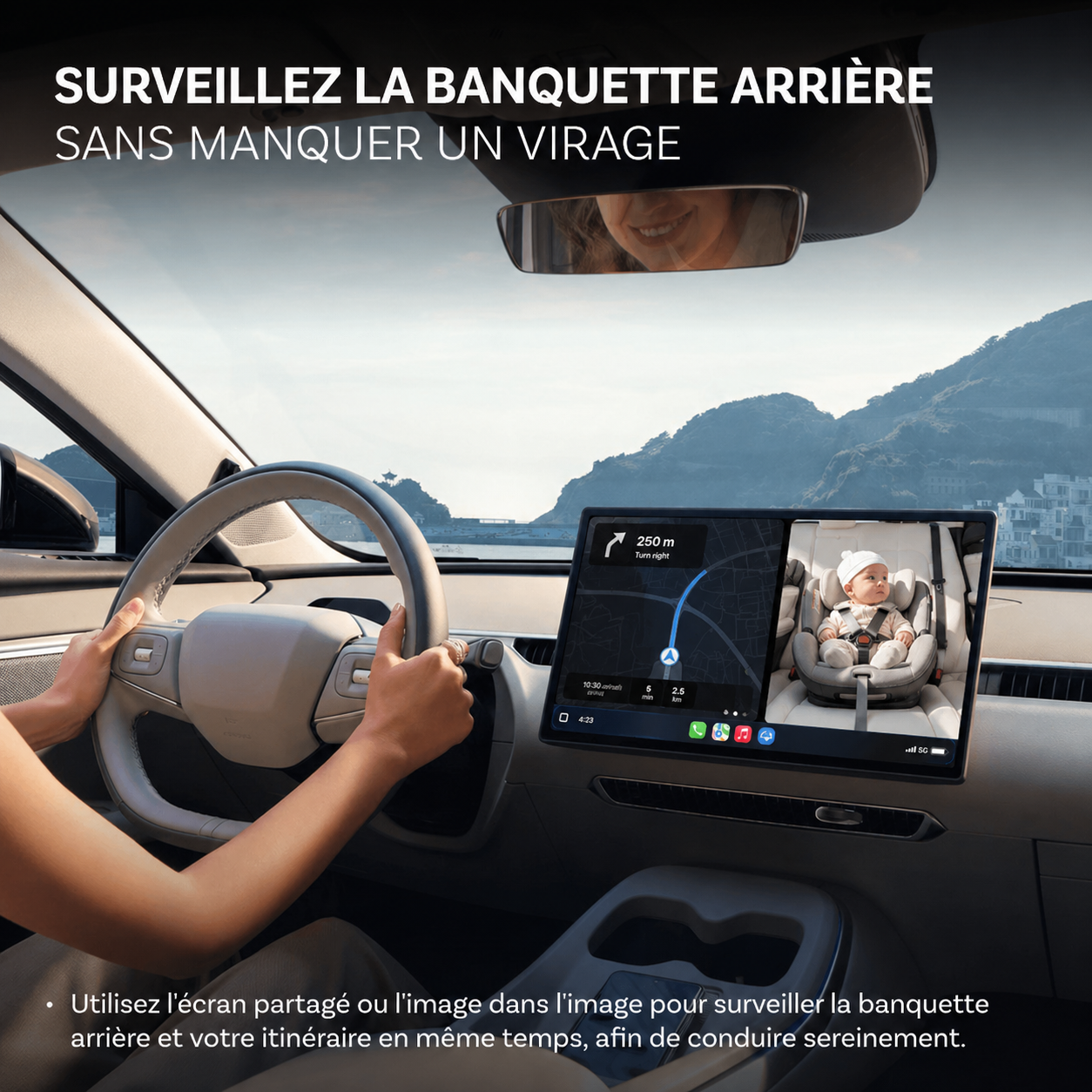 Cabin Care adaptateur Carplay visio pour enfant