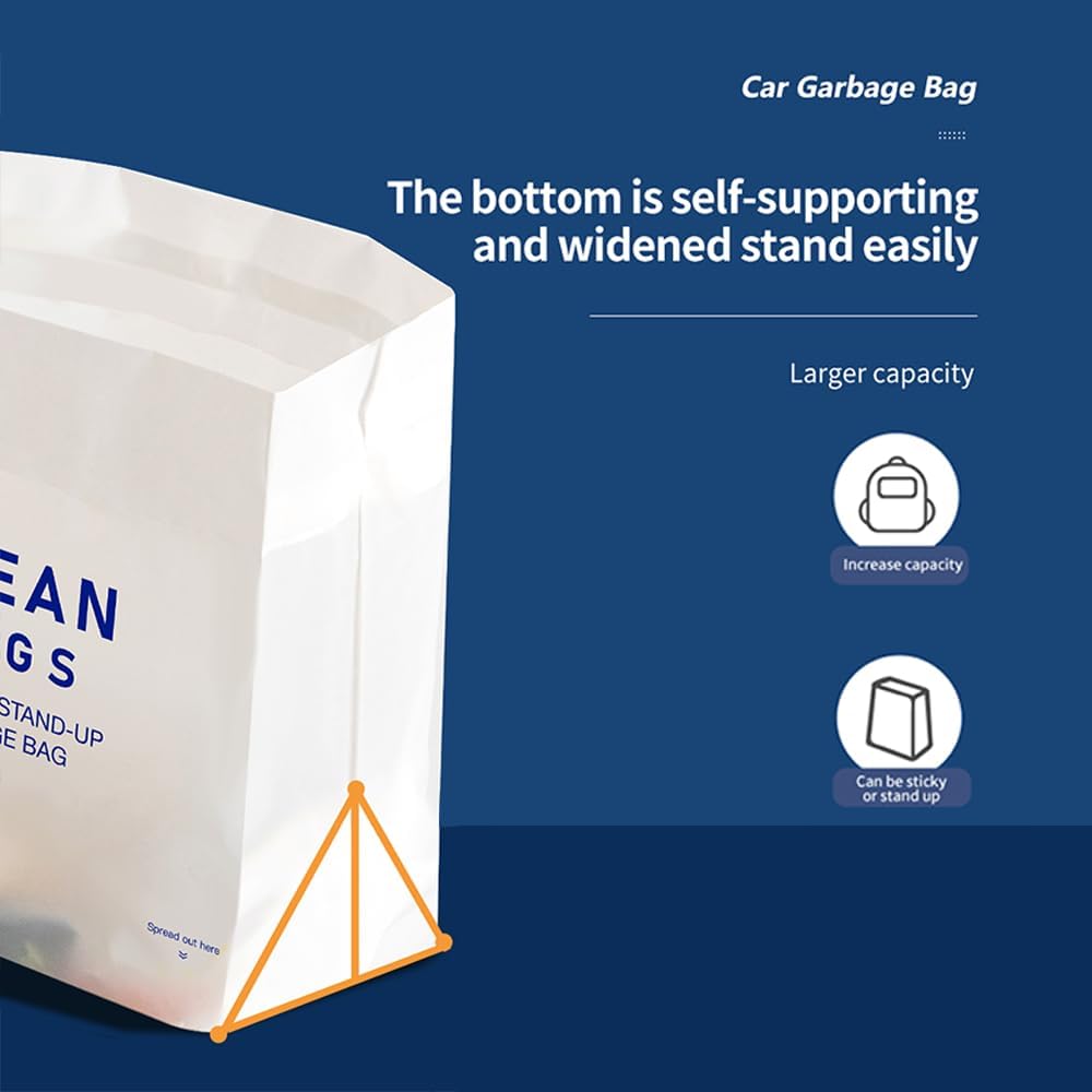 Sacs poubelles de voiture jetables imperméables