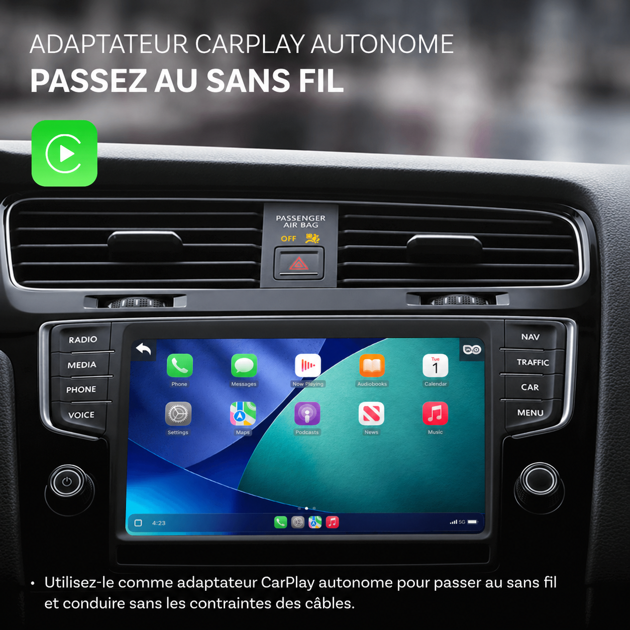 Cabin Care adaptateur Carplay visio pour enfant