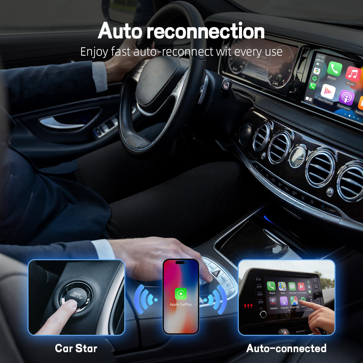 Adaptateur CarPlay sans fil U2AIR Pro