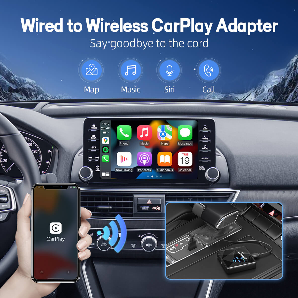 Adaptateur CarPlay sans fil U2AIR Pro