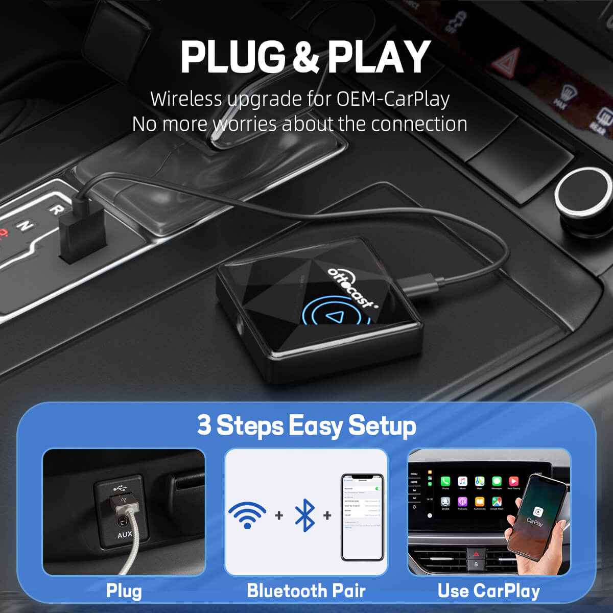 Adaptateur CarPlay sans fil U2AIR Pro