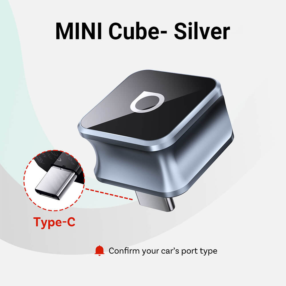 Adaptateur sans fil Ottocast Mini Cube 3.0 pour CarPlay/Android Auto