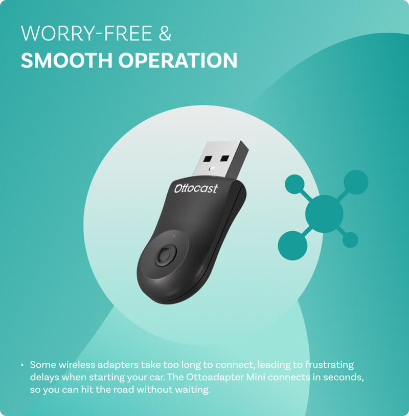 Mini adaptateur sans fil CarPlay/Android Auto