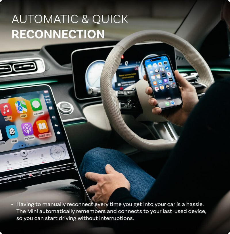 Mini adaptateur sans fil CarPlay/Android Auto