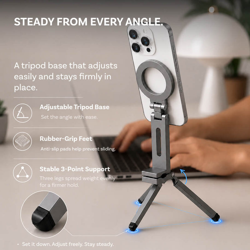 Support magnétique pliable pour téléphone MCM01