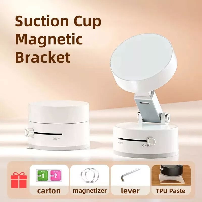 Support magnétique pour téléphone à ventouse