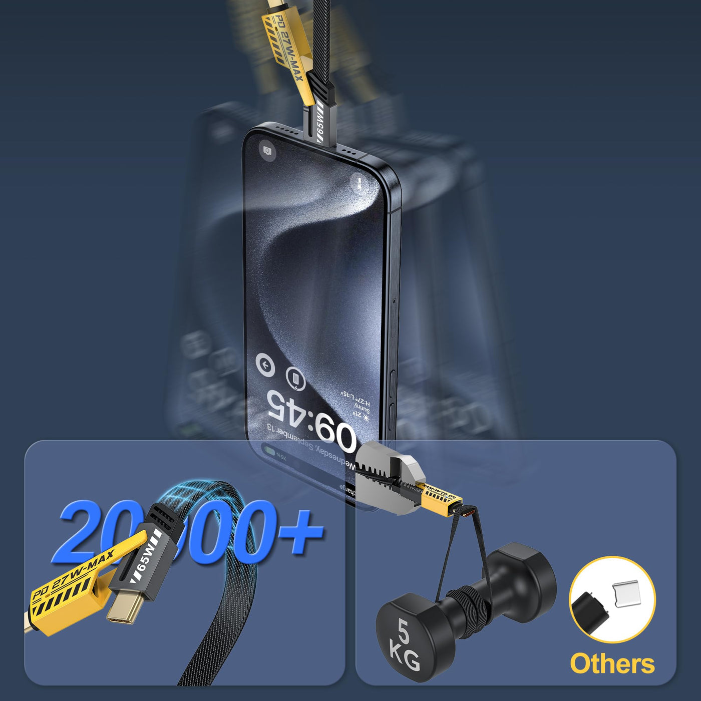 Câble de charge rapide universel 4 en 1