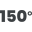 Réglable à 150°Grand angle de vue