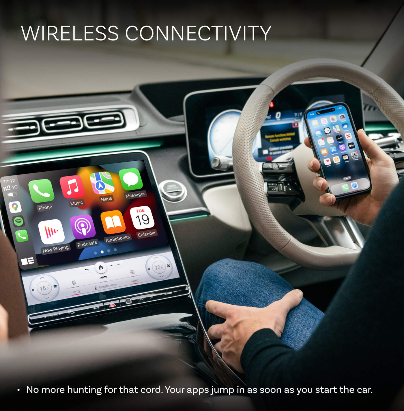 Adaptateur automatique sans fil CarPlay/Android Ottocast Mini Pico