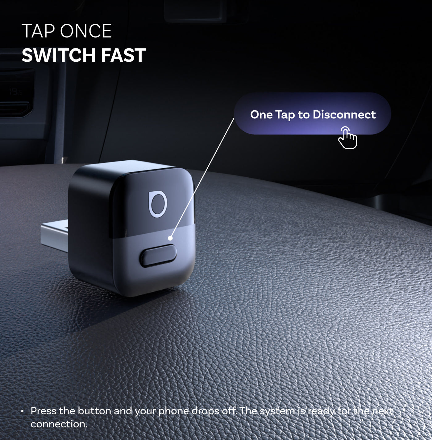 Adaptateur automatique sans fil CarPlay/Android Ottocast Mini Pico