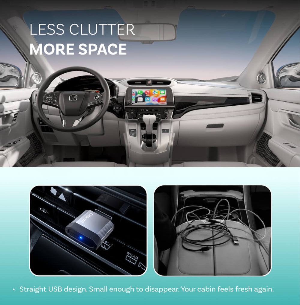 Adaptateur sans fil Ottocast Mini NOVA pour CarPlay/Android Auto