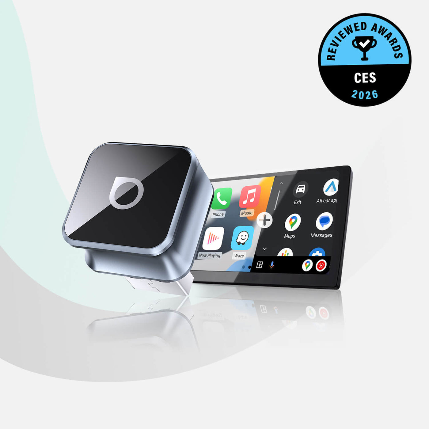 Adaptateur sans fil Ottocast Mini Cube 3.0 pour CarPlay/Android Auto