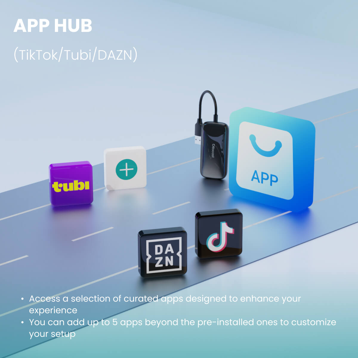 Adaptateur tout-en-un sans fil Play2Video Ultra pour CarPlay/Android Auto