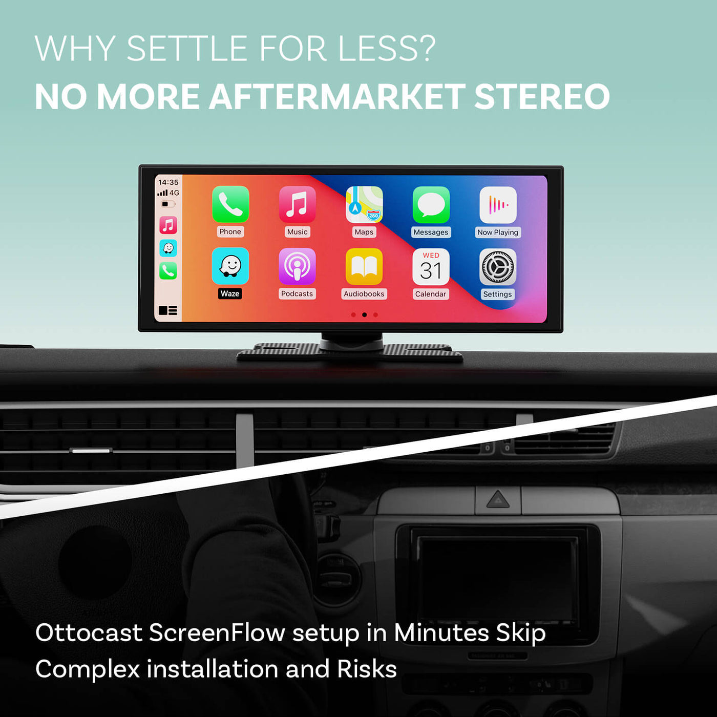 Écran d'affichage portable ScreenFlow pour voiture