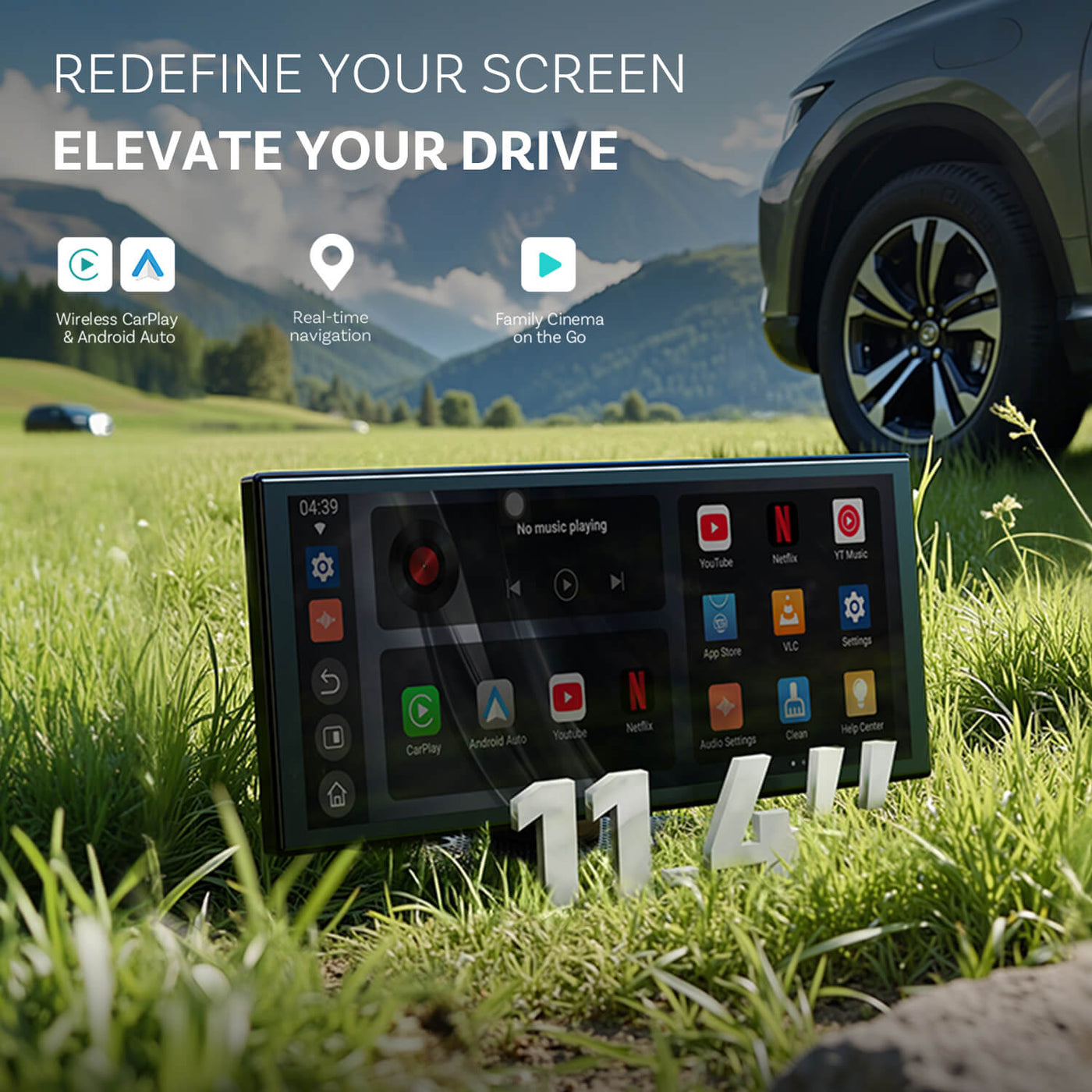 Écran d'affichage portable ScreenFlow pour voiture
